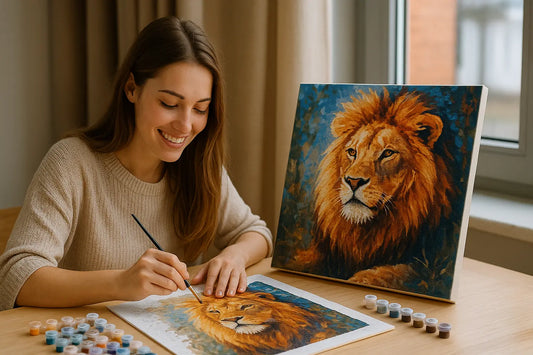 How to successfully complete your first paint-by-numbers project?