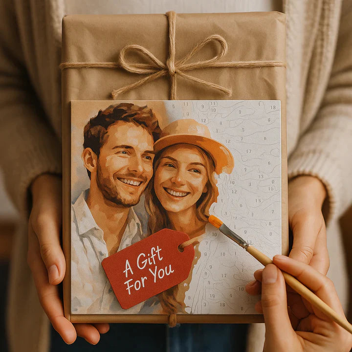 Why is giving a personalized paint-by-numbers kit a unique gift idea?