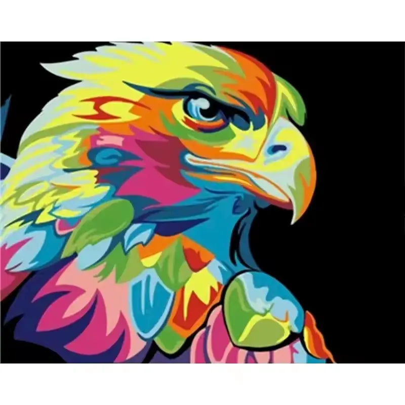 Eagle Pop Art - Paint by numbers