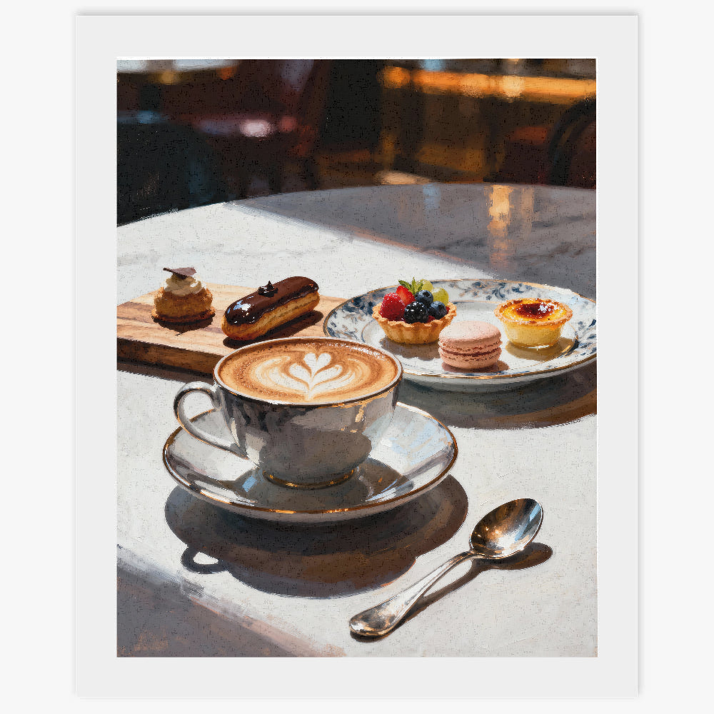 Café gourmand - Paint by numbers