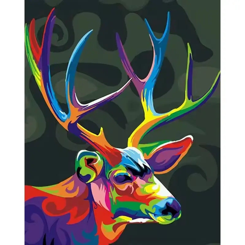 Deer Pop Art - Paint by numbers