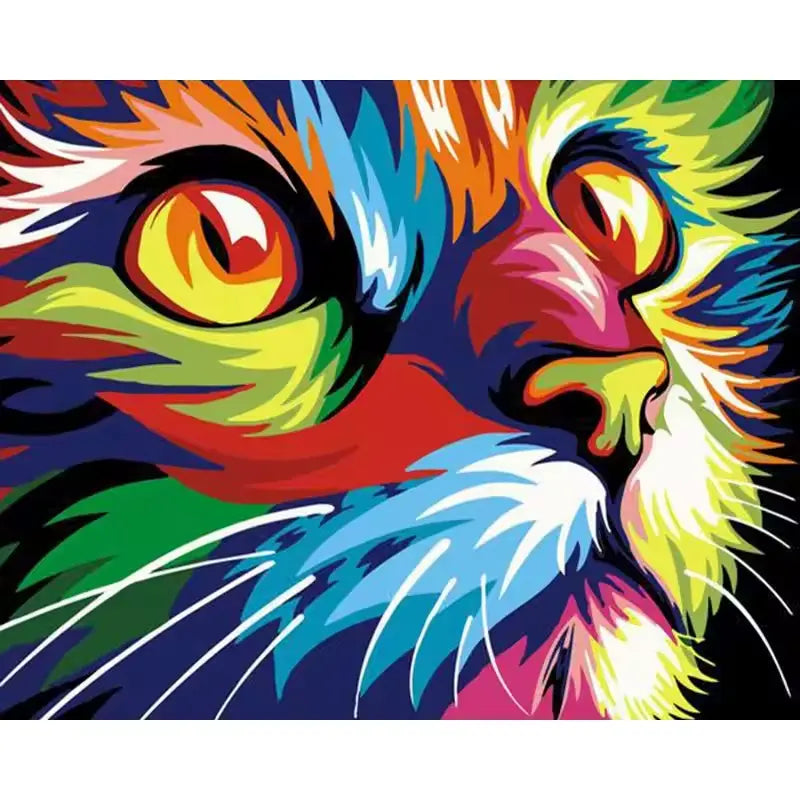 Cat Pop Art - Paint by numbers