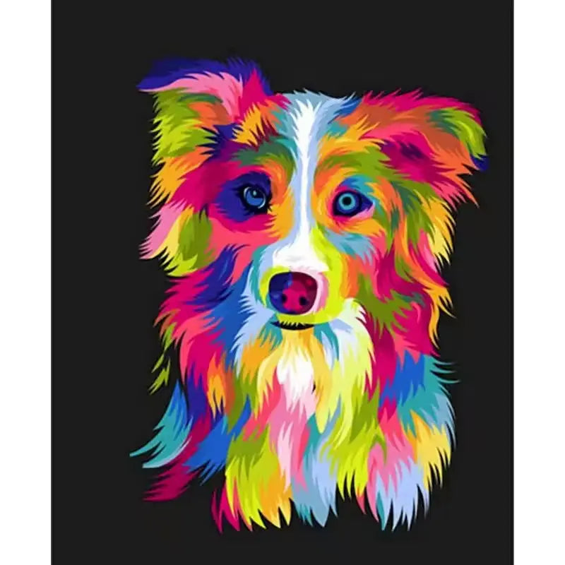 Dog-3 Pop Art - Paint by numbers