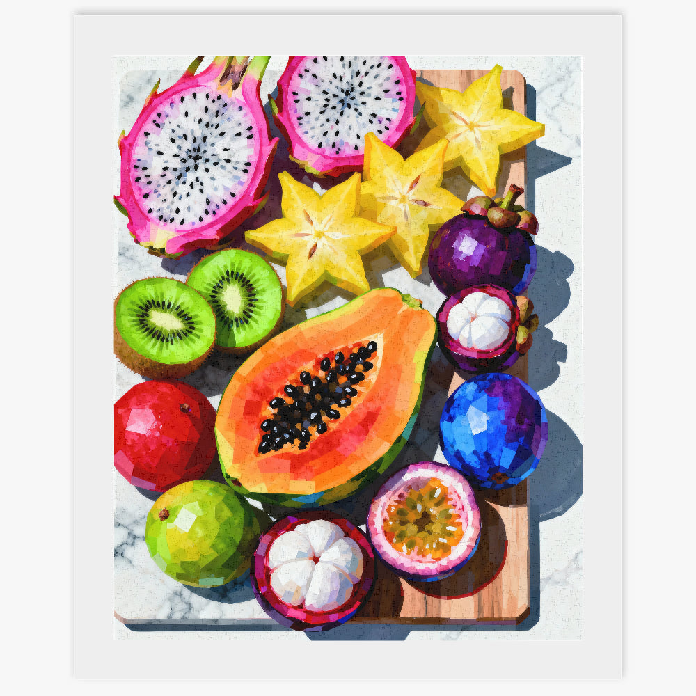 Exotic fruits - Paint by numbers