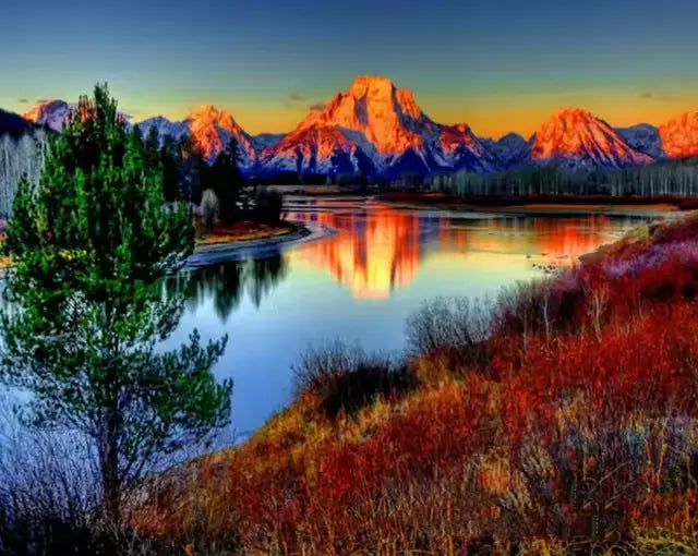 Grand Teton National Park - USA - Paint by numbers
