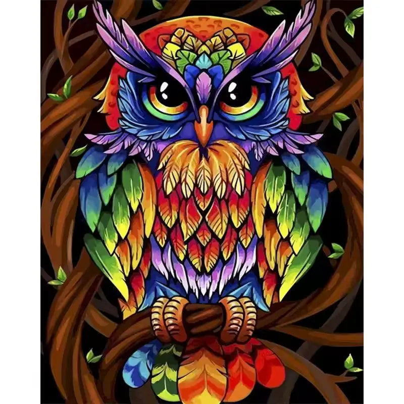 Owl Pop Art - Paint by numbers