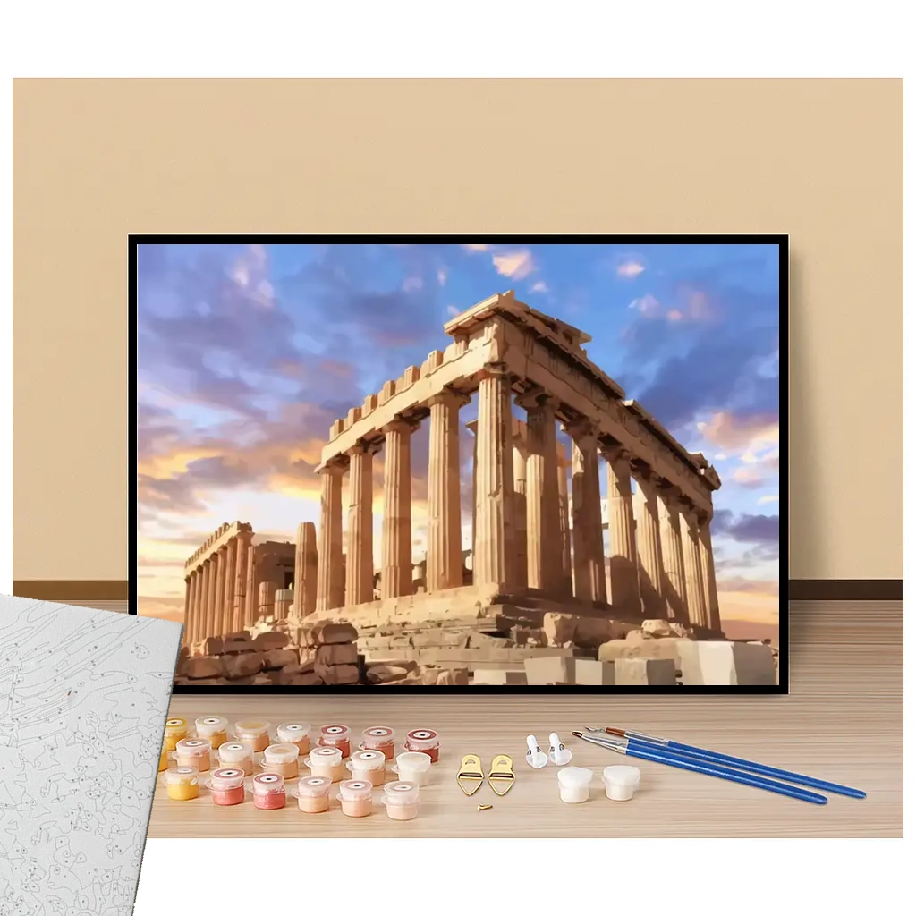 Athens Acropolis - Greece - Paint by numbers