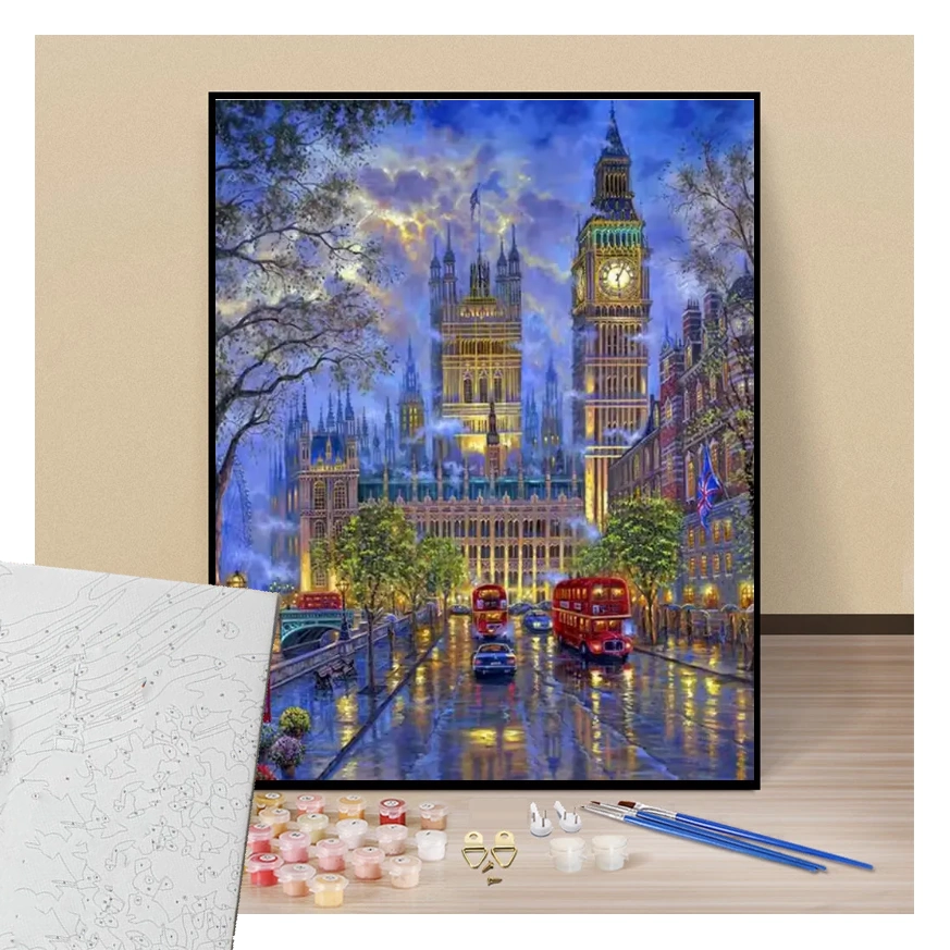 View of Big Ben - London - Paint by numbers