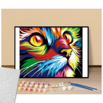 Cat Pop Art - Paint by numbers
