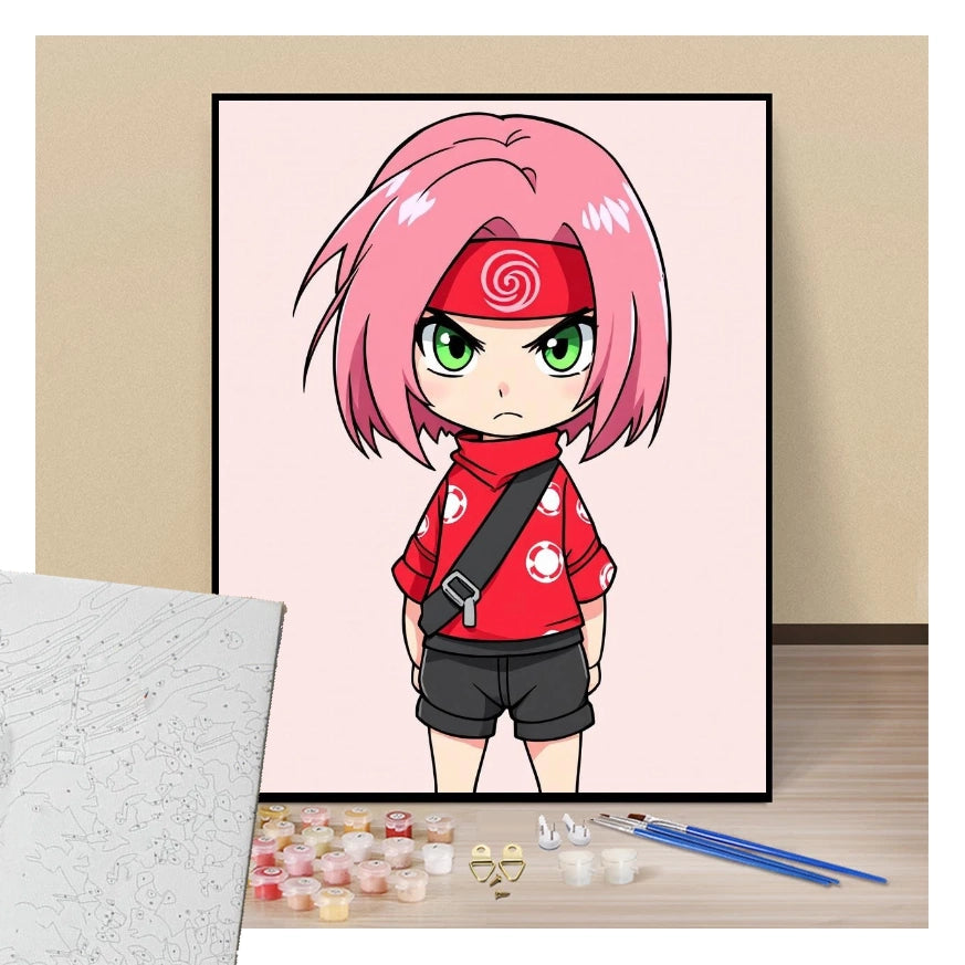 Chibi Senshi - Manga - Paint by numbers