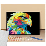 Eagle Pop Art - Paint by numbers