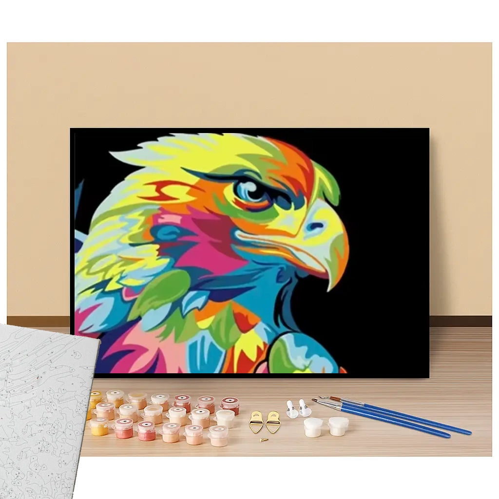 Eagle Pop Art - Paint by numbers