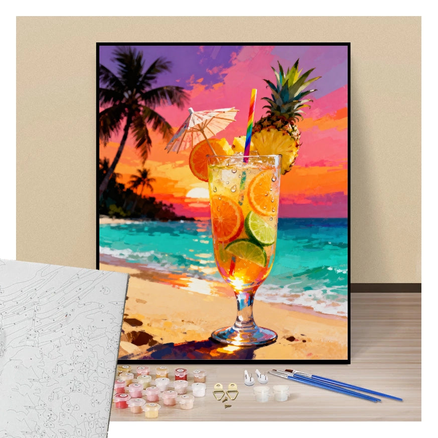 Exotic cocktail - Paint by numbers