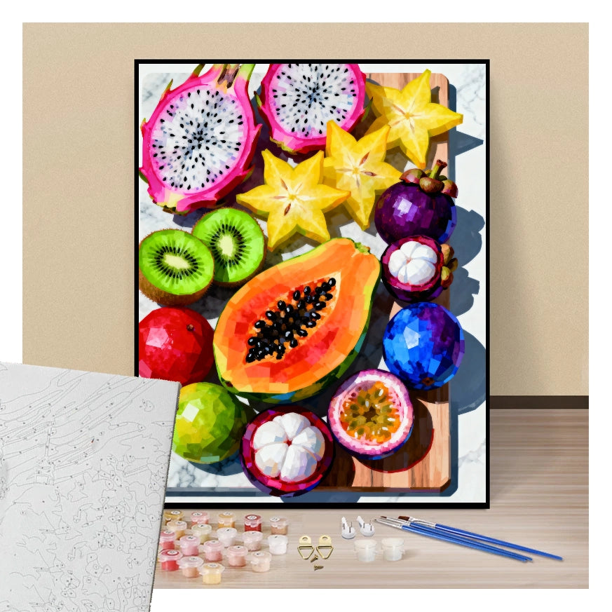Exotic fruits - Paint by numbers