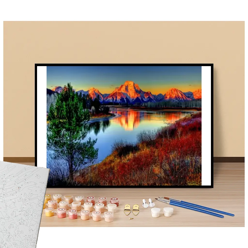 Grand Teton National Park - USA - Paint by numbers