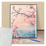 Hanami by the lake - Paint by numbers