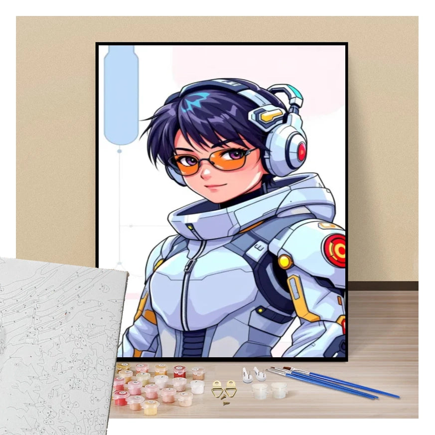 Hoshi no Sentinel - Manga - Paint by numbers