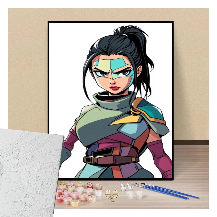 Kage no Senshi - Manga - Paint by numbers