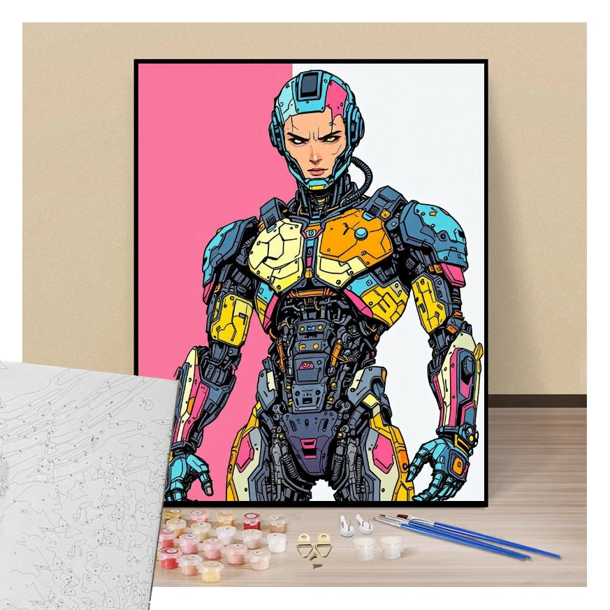 Metal Guardian - Manga - Paint by numbers