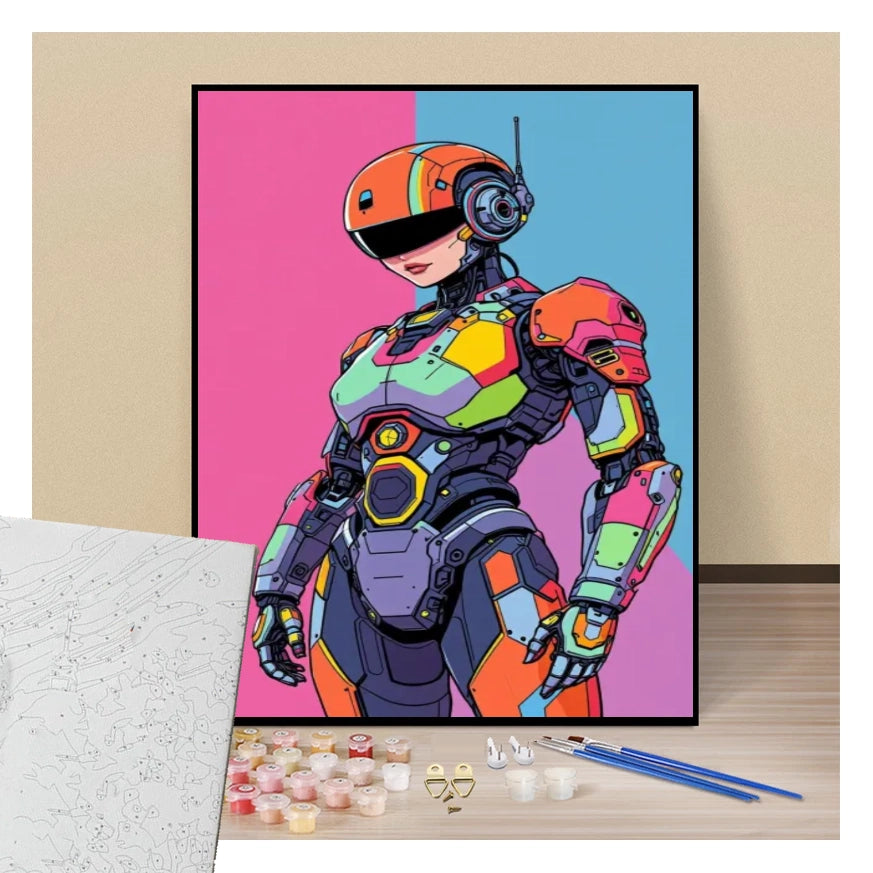 Mirai Senshi - Manga - Paint by numbers