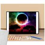 Moon eclipse Pop Art - Paint by numbers