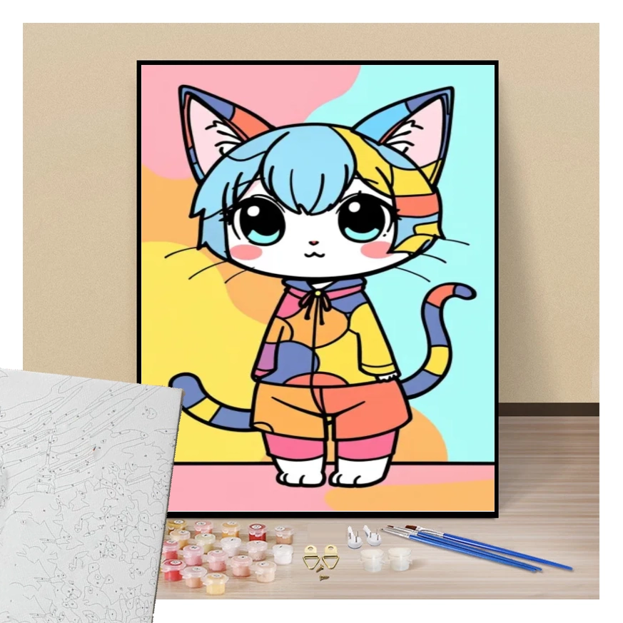 Neko Pop - Manga - Paint by numbers