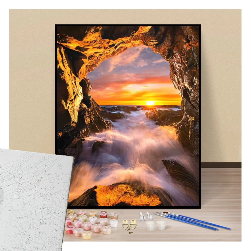 The twilight cave - Paint by numbers