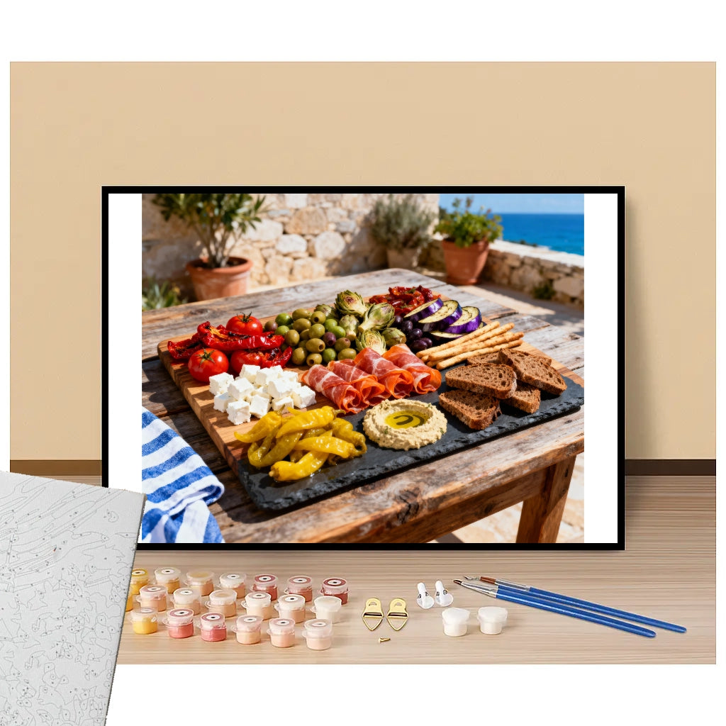 Appetizer platter - Paint by numbers