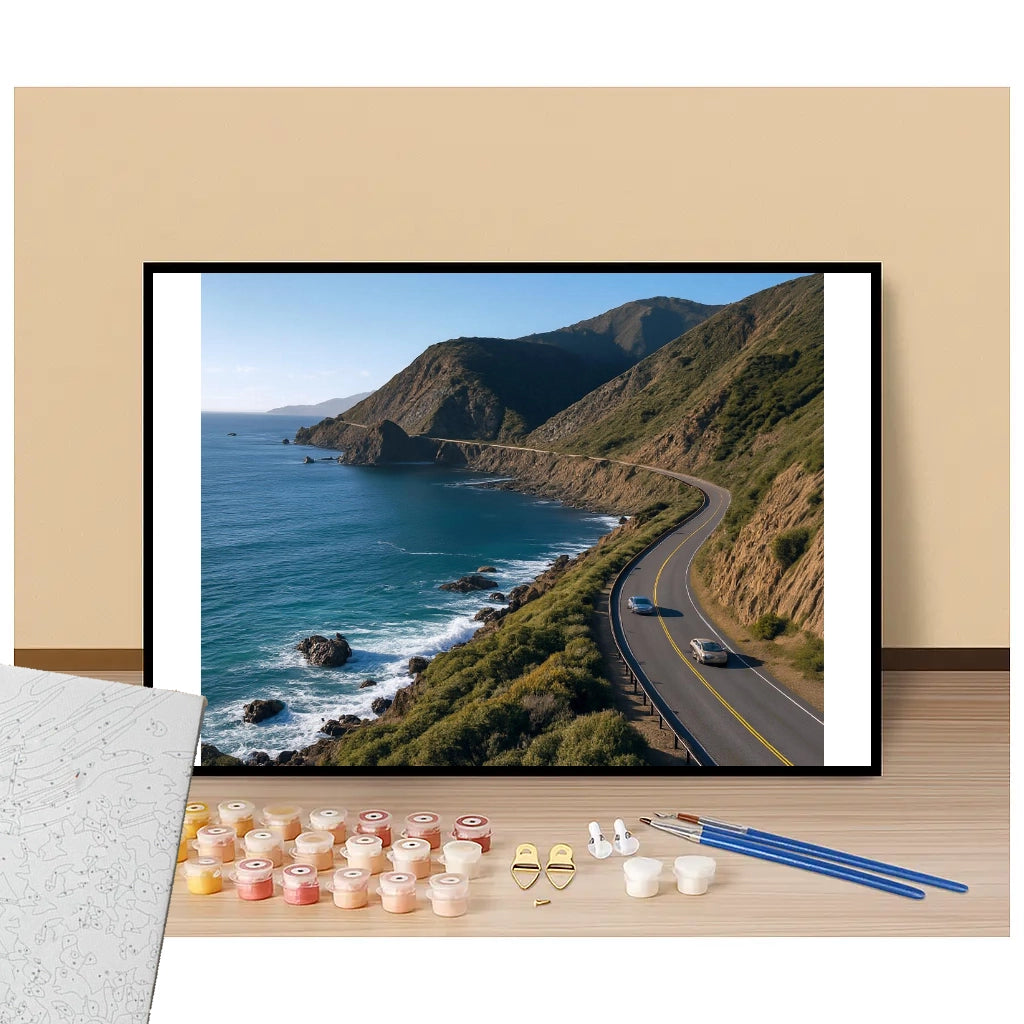 Big Sur California - USA - Paint by numbers