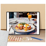 Brunch oeufs Bénédicte - Paint by numbers