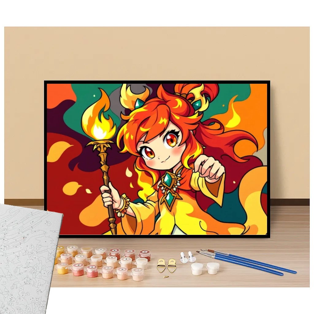 Flare no Hikari - Manga - Paint by numbers