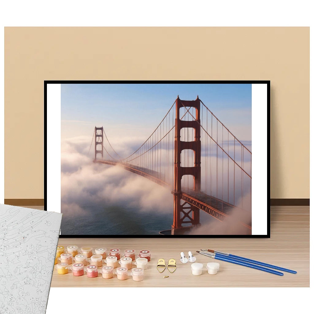 Golden Gate Bridge San Francisco - USA - Paint by numbers