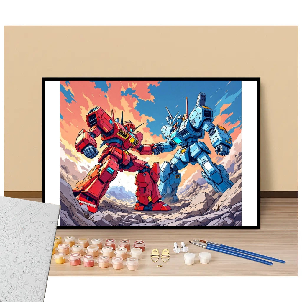 Gundroid Clash - Manga - Paint by numbers