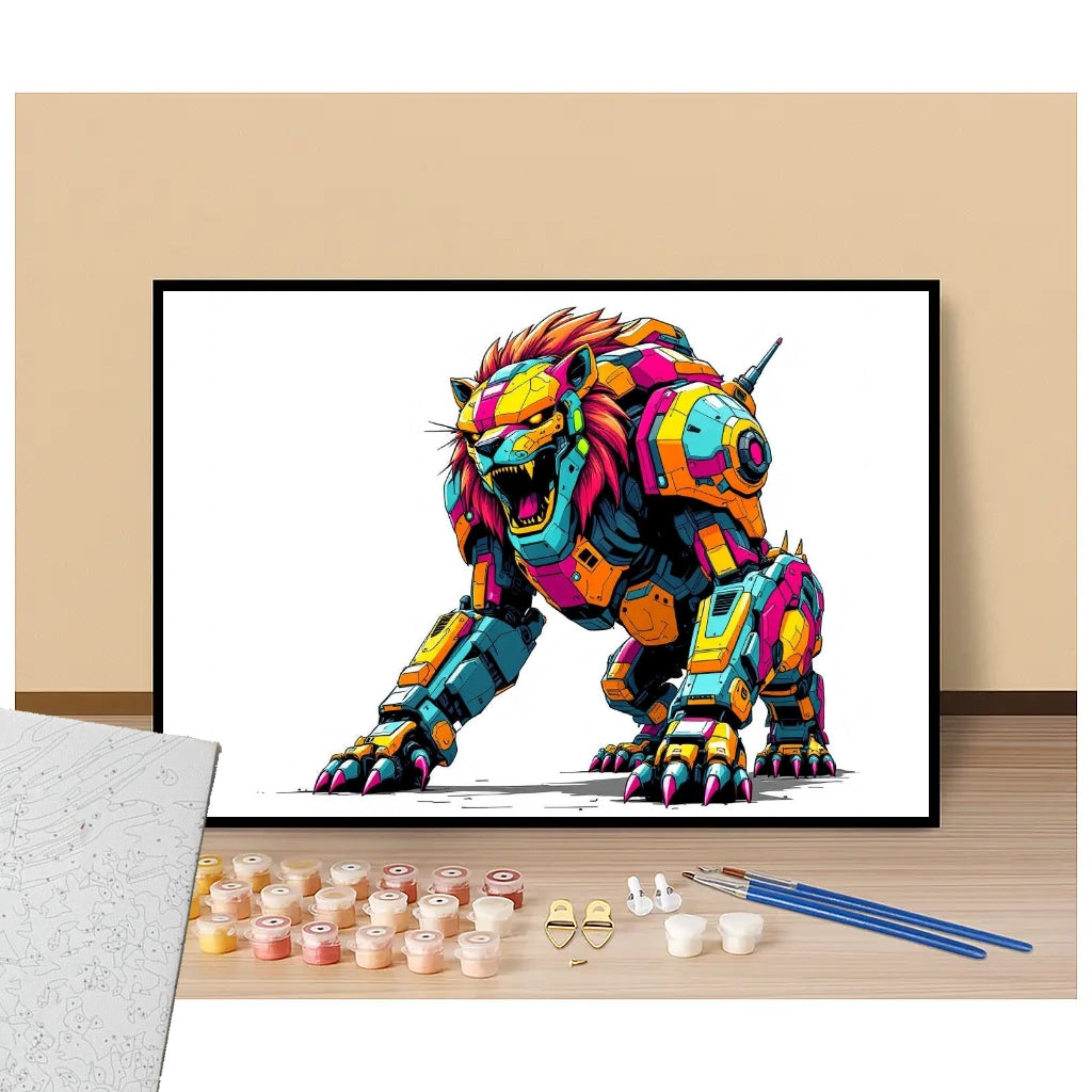 Lion Sentinel - Manga - Paint by numbers