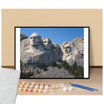 Mont Rushmore - USA - Paint by numbers