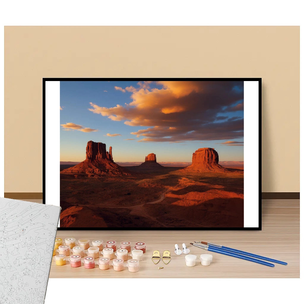 Monument Valley - USA - Paint by numbers
