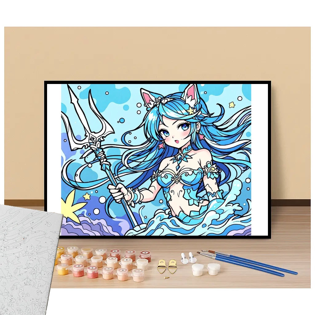 Nami no Megami - Manga - Paint by numbers