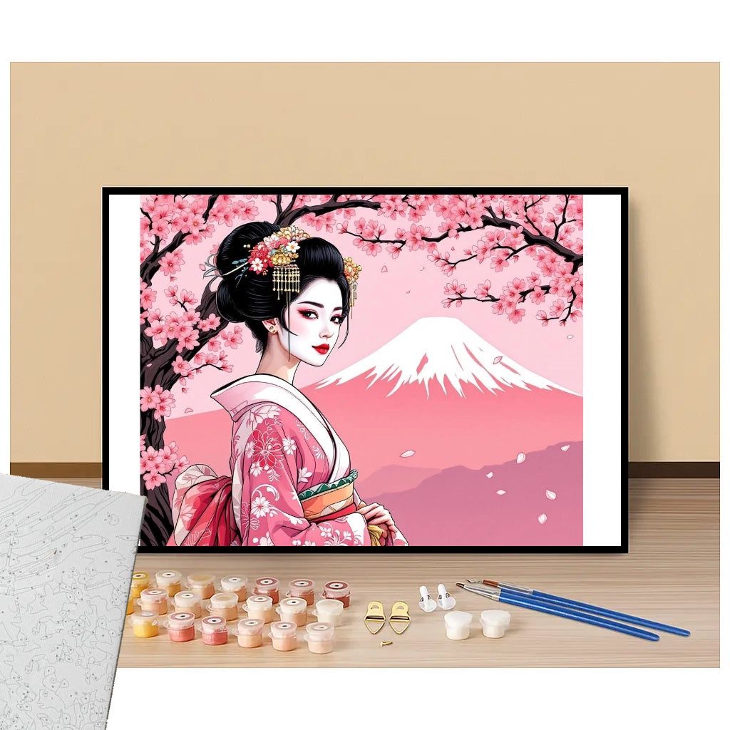 Pink Geisha - Manga - Paint by numbers