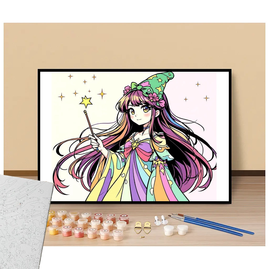 Rainbow Enchantress - Manga - Paint by numbers