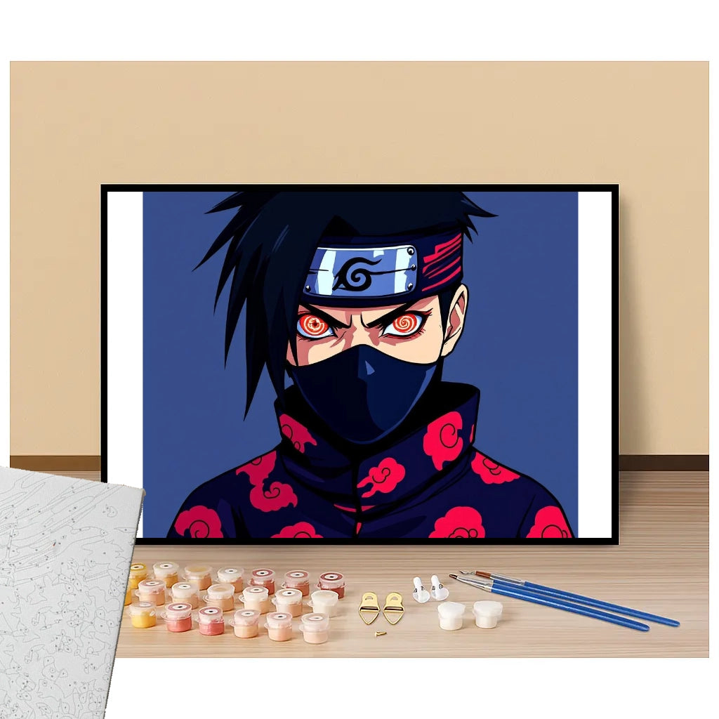 Red Ninja - Manga - Paint by numbers