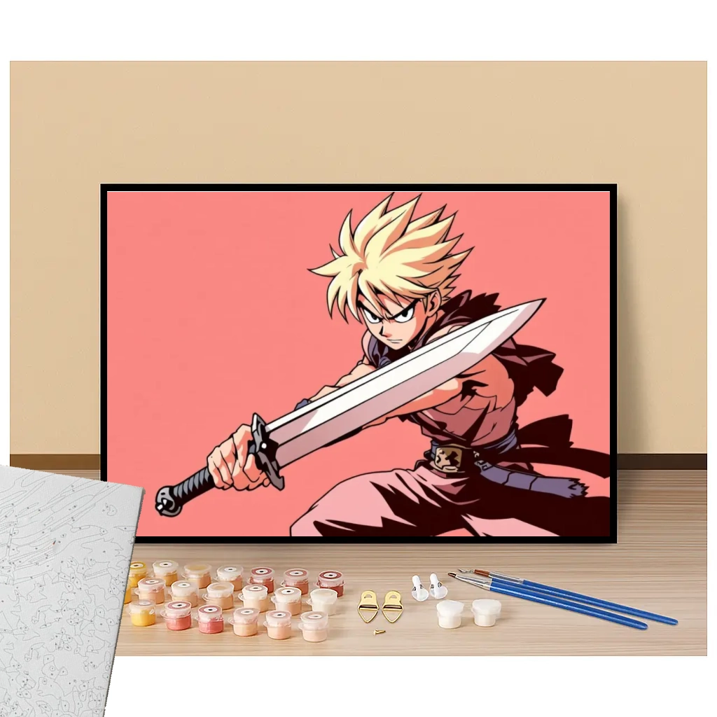 Shura no Tsurugi - Manga - Paint by numbers