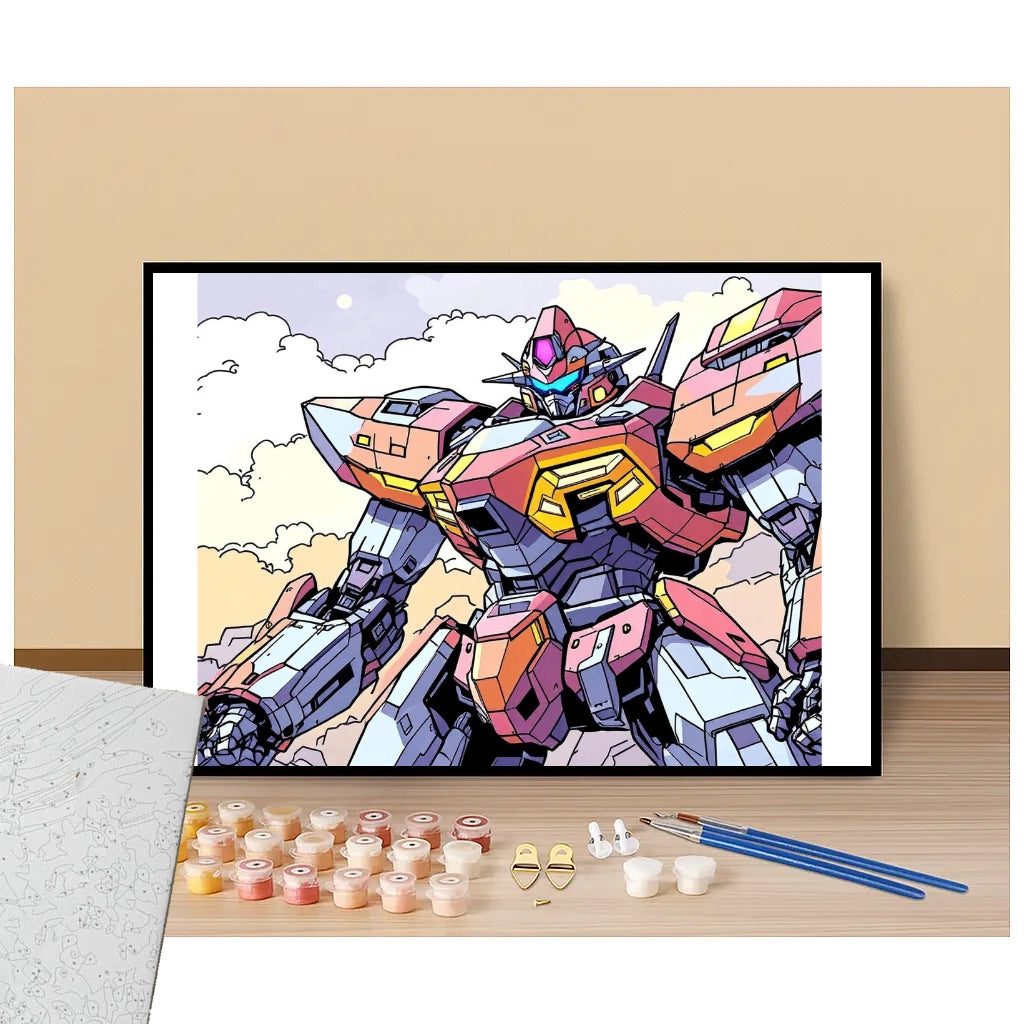 Steel Guardian - Manga - Paint by numbers