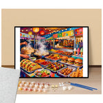 International street food - Paint by numbers