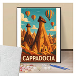 Poster Cappadocia - Turkey - Paint by numbers