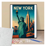 Poster New-York - Paint by numbers