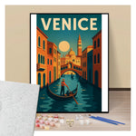 Poster Venice - Paint by numbers