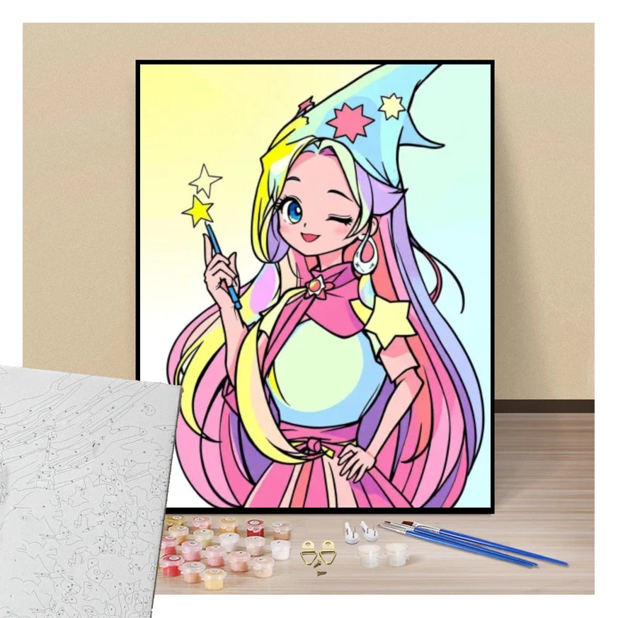 Rainbow Sorceress - Manga - Paint by numbers