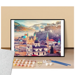 View of Salzburg - Austria - Paint by numbers