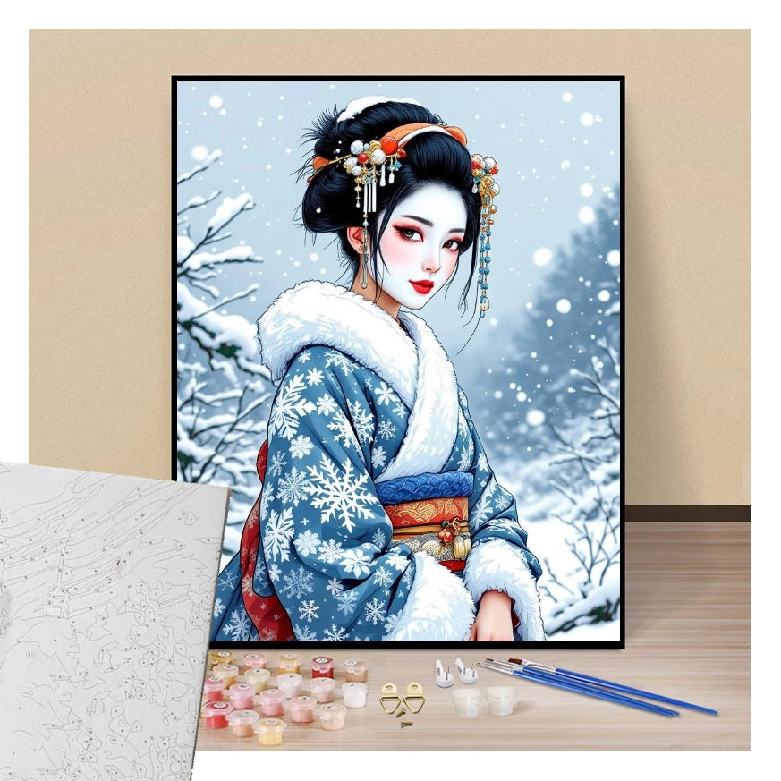 Snow Geisha - Manga - Paint by numbers