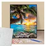 Dawn in the tropics - Paint by numbers